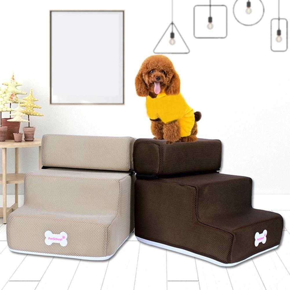 Dog Cats Pet 3 Steps Removable Non-slip Ramp Climbing Detachable Bed Ladder H0929, Black
Dog Cats Pet 3 Steps Removable Non-slip Ramp Climbing Detachable Bed Ladder H0929, Black