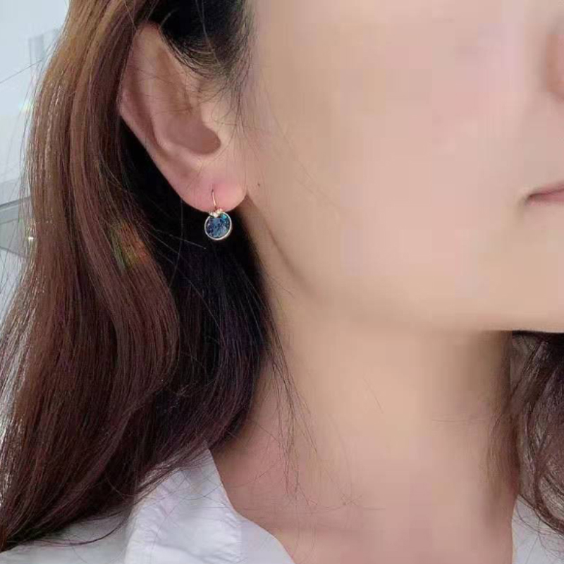 fashion small bella dangle earrings boucle d039oreille femme made with Austria crystal for women wedding party girls jewelery a