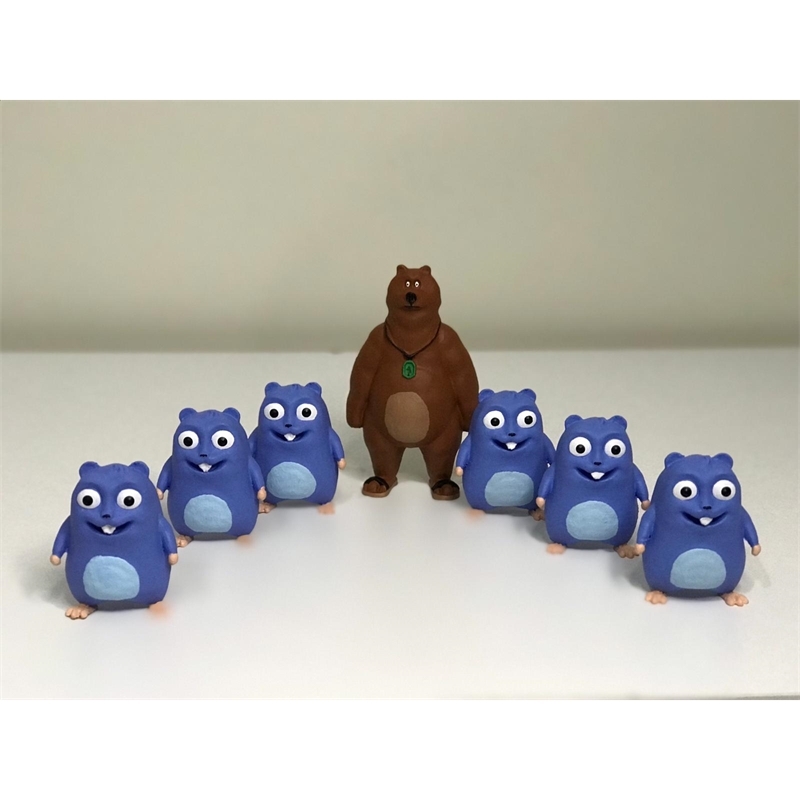 V Lemmingler OyuncaClary Grizzy And The Lemmings Figure Toys, Grizzy and lemmings