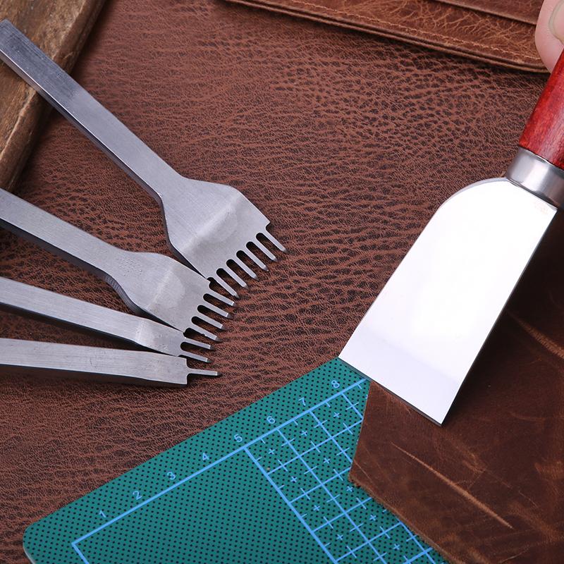 Professional Hand Tool Sets KAOBUY Leather Craft Tools Kit Sewing Stitching Punch Carving Work Saddle Set Accessories DIY