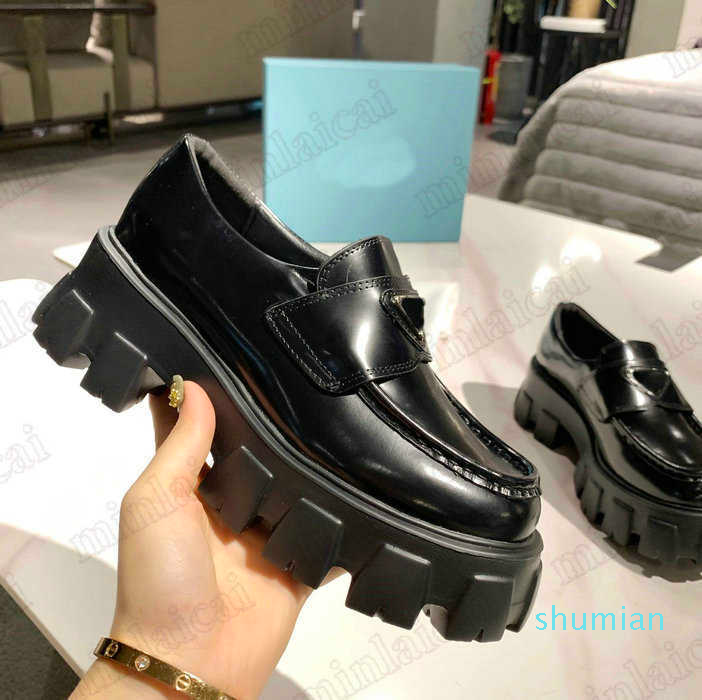 Chunky Thick Rubber Sole Loafers Womens Designers Calf Leather Height Increasing Sneaker Casual Shoe Triangle Plaque For Women, Black
Chunky Thick Rubber Sole Loafers Womens Designers Calf Leather Height Increasing Sneaker Casual Shoe Triangle Plaque For Women, Black