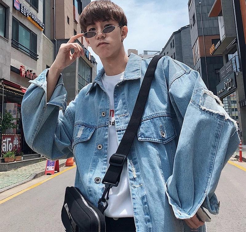 Men's Jackets Spring Trend Tooling Denim Jacket Port Wind Youth Loose Student And Autumn Black Blue, Black;brown
Men's Jackets Spring Trend Tooling Denim Jacket Port Wind Youth Loose Student And Autumn Black Blue, Black;brown