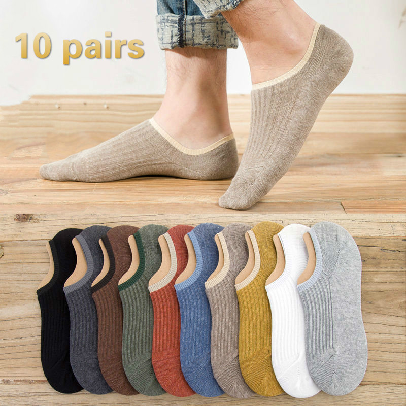 Men Invisible Short Socks Men's Cotton Shallow Thin Boat Socks Summer Deodorant Sweat-absorbing No Show Socks, Black
Men Invisible Short Socks Men's Cotton Shallow Thin Boat Socks Summer Deodorant Sweat-absorbing No Show Socks, Black