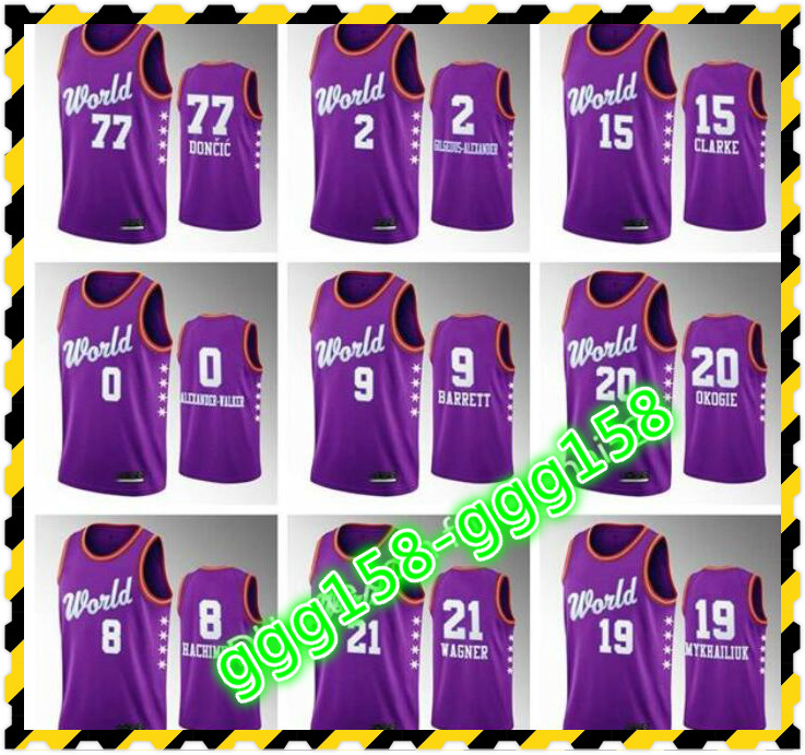 Print Men's Women kids Jersey Any player World Team RJ Barrett Rui Hachimura Luka Doncic Shai Gilgeous-Alexander Rising Star Jerseys
Print Men's Women kids Jersey Any player World Team RJ Barrett Rui Hachimura Luka Doncic Shai Gilgeous-Alexander Rising Star Jerseys