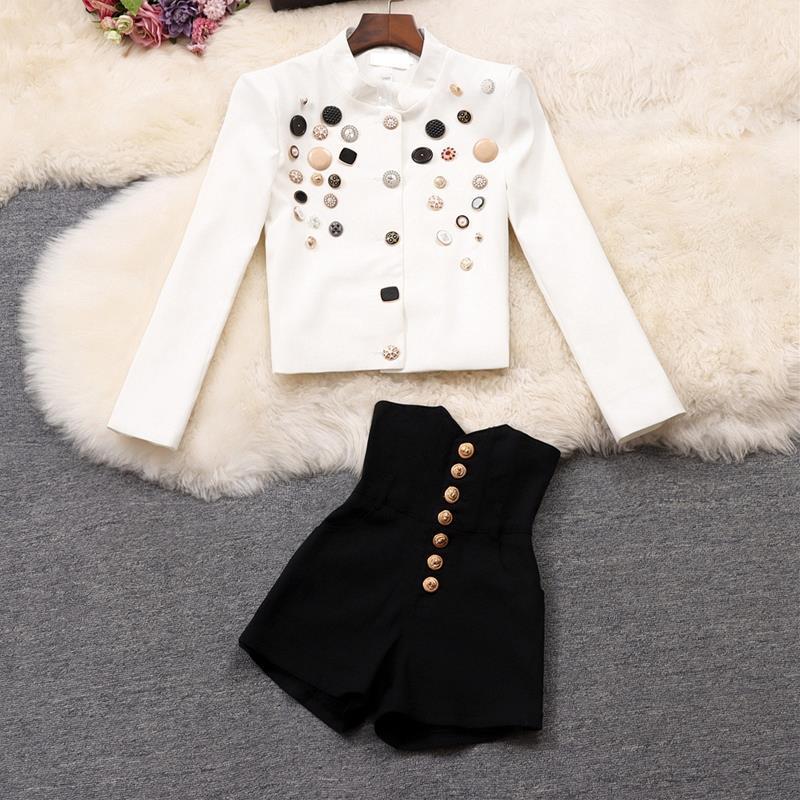Women' Tracksuits Women 2021 Spring Autumn 2 Pieces Set Female Full Sleeve Crop Tops And Shorts Suits Fashion Elegant Office Ladies Work Se, Black
Women' Tracksuits Women 2021 Spring Autumn 2 Pieces Set Female Full Sleeve Crop Tops And Shorts Suits Fashion Elegant Office Ladies Work Se, Black
