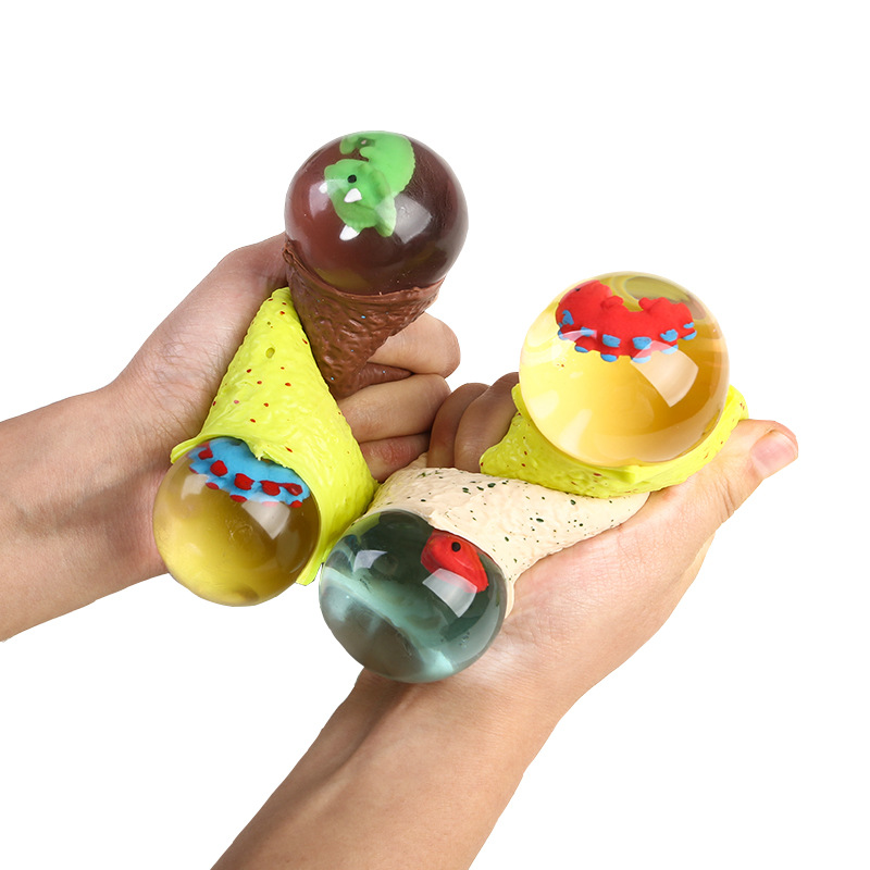 Squishy Dinosaur Egg Fidget Toy Dinosaurs Eggs Squish Ball Anti Stress Venting Balls Funny Squeeze Toys Stress Relief Decompression Toys Anxiety Relie