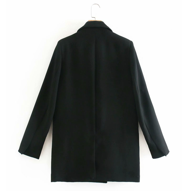 Women's Office Lapel Long Sleeve Chic Jacket Korean Style Simple Beige Female Coat Western Style Tops 210507