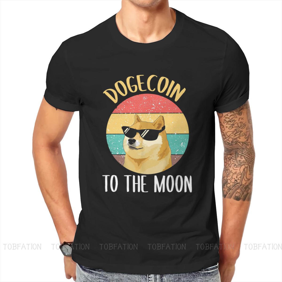 Art Bitcoin Dogecoin Cryptocurrency to the Moon Classic T-shirt Vintage Loose Cats Men Tops Harajuku Crewneck Tshirt, White;black
Art Bitcoin Dogecoin Cryptocurrency to the Moon Classic T-shirt Vintage Loose Cats Men Tops Harajuku Crewneck Tshirt, White;black