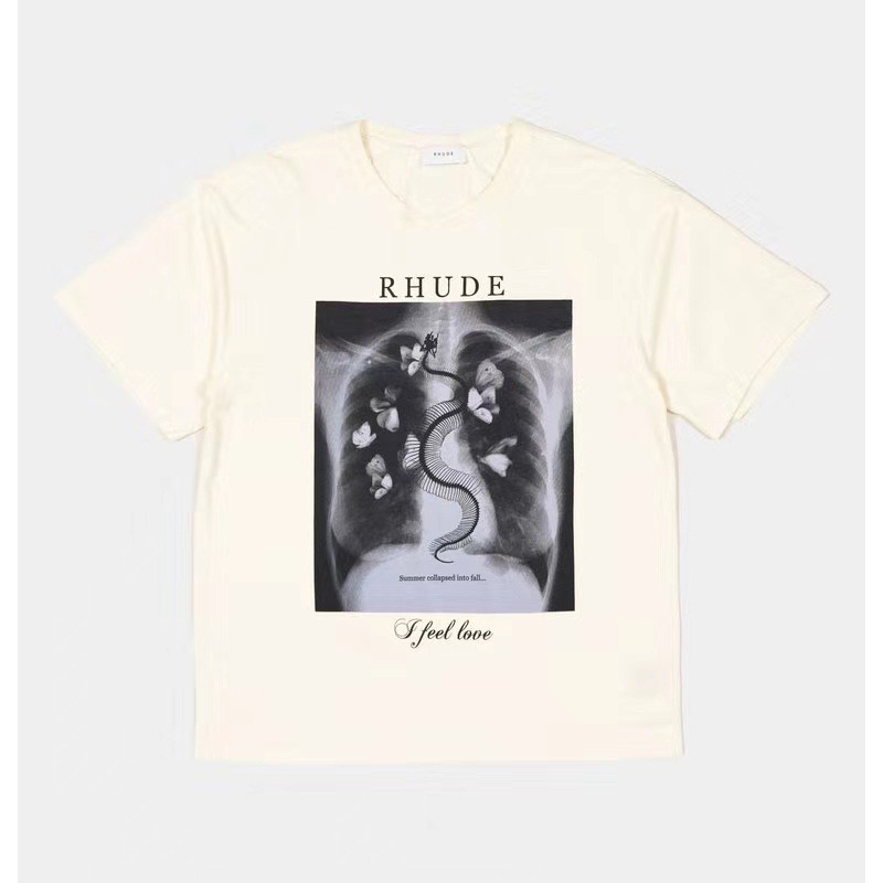 2021 Ins Hot American Los Angeles Rhude X-Ray Skeleton Butterfly Tee Skateboard Mens designer t shirt Women Street Casual Tshirt, Apricot
2021 Ins Hot American Los Angeles Rhude X-Ray Skeleton Butterfly Tee Skateboard Mens designer t shirt Women Street Casual Tshirt, Apricot