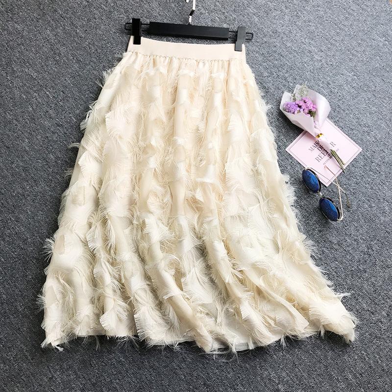 Skirts Feather Pattern Tassels High Waist Skirt Herben Style Elegant Slim Long Women Chiffon Pink Khaki Black
Skirts Feather Pattern Tassels High Waist Skirt Herben Style Elegant Slim Long Women Chiffon Pink Khaki Black