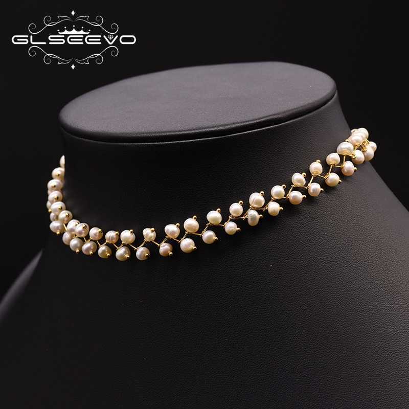 GLSEEVO Natural Fresh Water Pearl Choker Necklace For Women Wedding Engagement Handmade Fine Jewelry Collares GN0171
GLSEEVO Natural Fresh Water Pearl Choker Necklace For Women Wedding Engagement Handmade Fine Jewelry Collares GN0171
