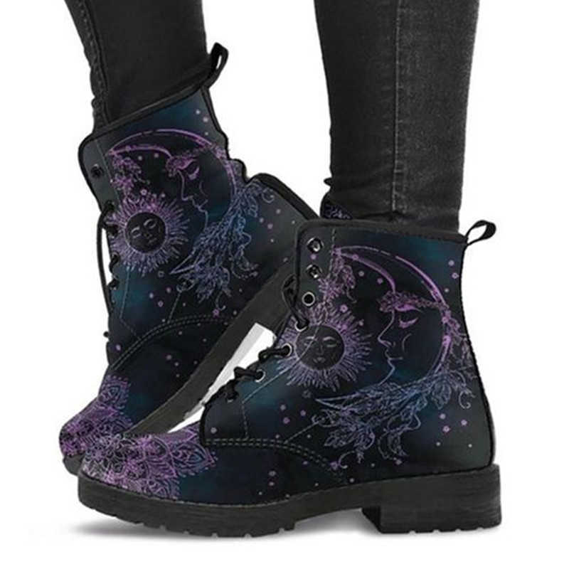 2021 Women Ankle Boots Low Heels Shoes Woman Vintage Pu Leather Autumn Warm Winter high Snow Boots Motorcycle Skull Pansy Y0905
2021 Women Ankle Boots Low Heels Shoes Woman Vintage Pu Leather Autumn Warm Winter high Snow Boots Motorcycle Skull Pansy Y0905