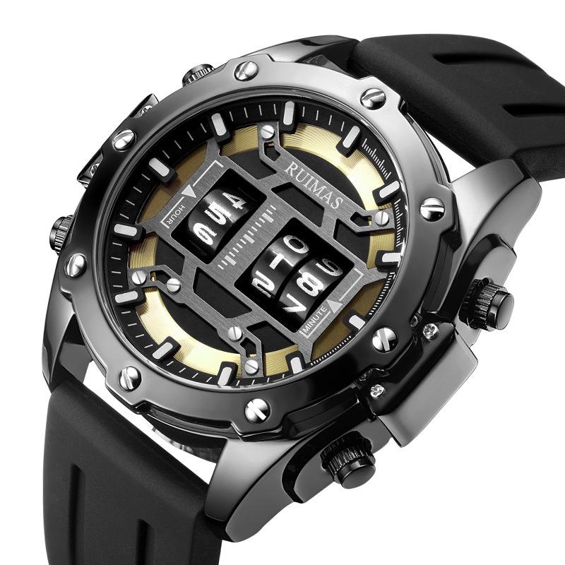 Wristwatches 2021 Explosive Personality Roller Creative Sports Watch Men's Fashion Waterproof Student Quartz, Rose shell
Wristwatches 2021 Explosive Personality Roller Creative Sports Watch Men's Fashion Waterproof Student Quartz, Rose shell