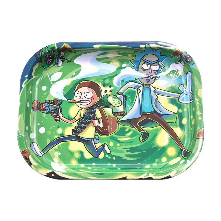 Rick and Morty 180*140mm Tobacco Rolling Metal Tray Handroller Roll Case 7 Styles Smoking Accessories Grinder Roller Over 50Pcs DHL
Rick and Morty 180*140mm Tobacco Rolling Metal Tray Handroller Roll Case 7 Styles Smoking Accessories Grinder Roller Over 50Pcs DHL