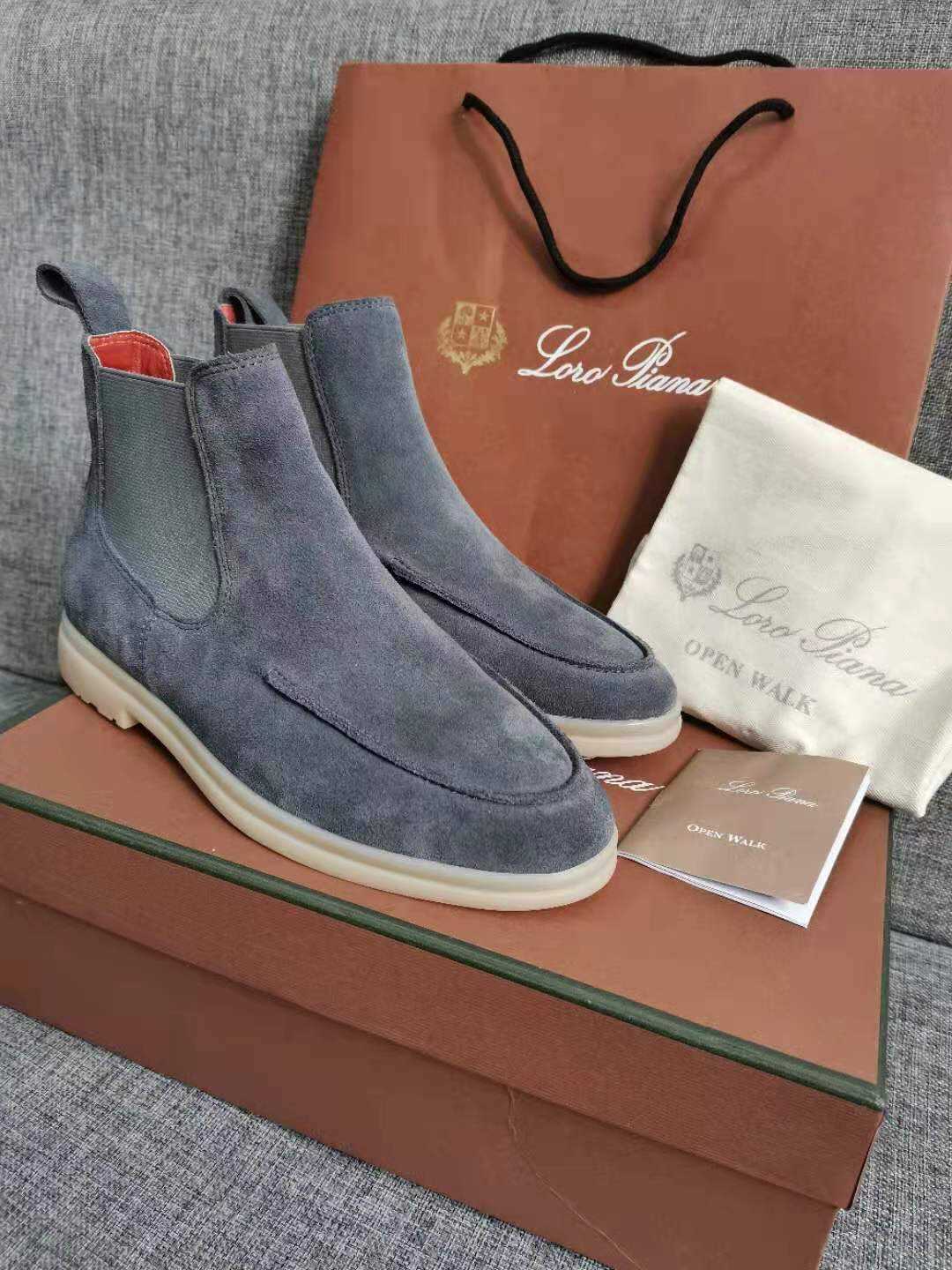 New Chelsea Women's Flat Boots Suede Leather Luxury Designer Loro Walk Shoe Mens Short Boot 35-44, Wine red
New Chelsea Women's Flat Boots Suede Leather Luxury Designer Loro Walk Shoe Mens Short Boot 35-44, Wine red