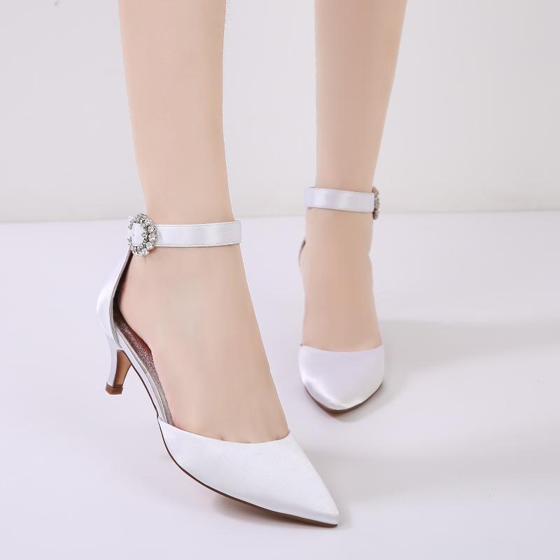 Dress Shoes Elegant Lady D'orsay Satin Evening Ankle Strap Pumps Bridal Wedding Party Prom Med Heels Pointed Toe High, Ivory
Dress Shoes Elegant Lady D'orsay Satin Evening Ankle Strap Pumps Bridal Wedding Party Prom Med Heels Pointed Toe High, Ivory