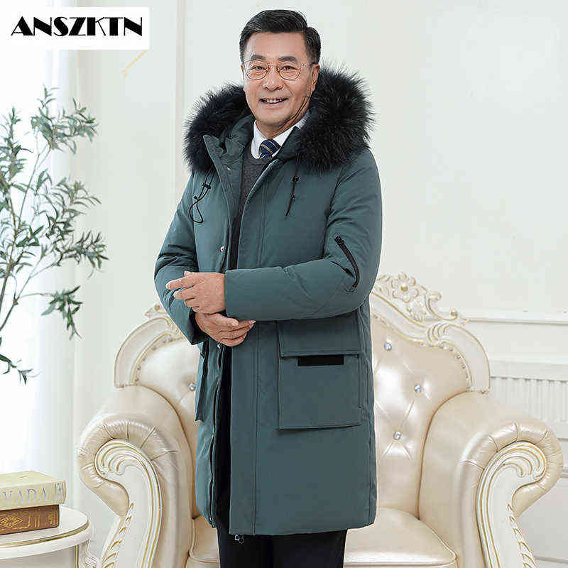 ANSZKTN new Fashion Hooded Down Coats Windproof Outerwear Warm middle age men fur collar casual warm hoodedMan Clothing Y1103, Black
ANSZKTN new Fashion Hooded Down Coats Windproof Outerwear Warm middle age men fur collar casual warm hoodedMan Clothing Y1103, Black