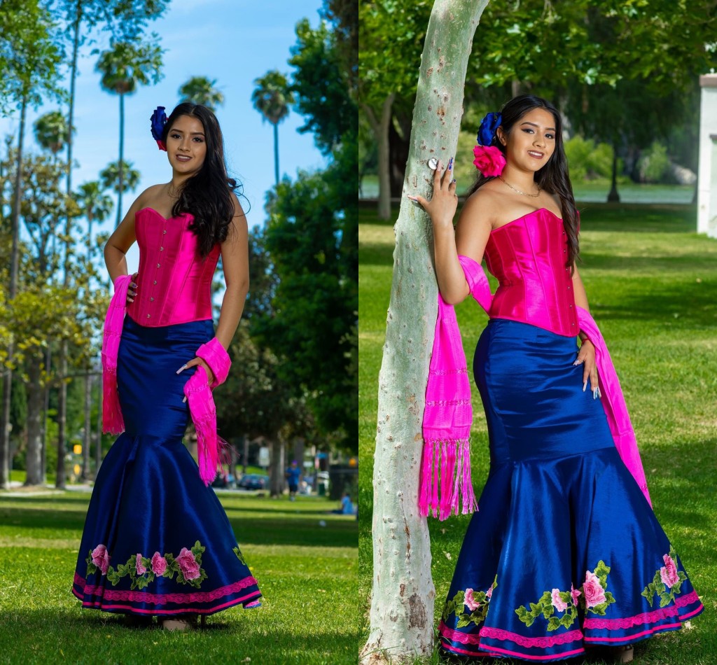 2022 Unique Hot Pink Dark Navy Prom Dresses Sweet 16 Girls Mermaid Style Meixcan Floral Applique Strapless Quinceanera Dress Charro, Dark red
2022 Unique Hot Pink Dark Navy Prom Dresses Sweet 16 Girls Mermaid Style Meixcan Floral Applique Strapless Quinceanera Dress Charro, Dark red