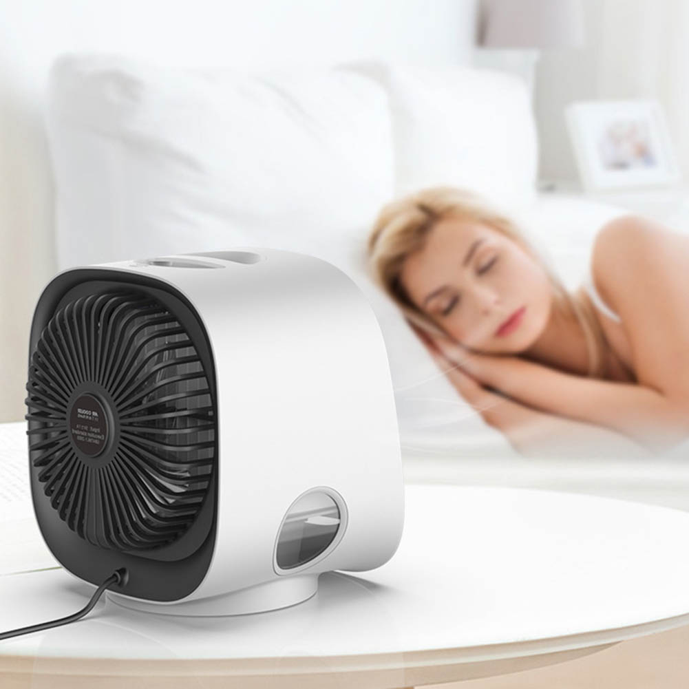 300mL Mini Portable Air Conditioner 3 Level Conditioning Humidifier Purifier USB Desktop Air Cooler Fan with Water Tank243z
