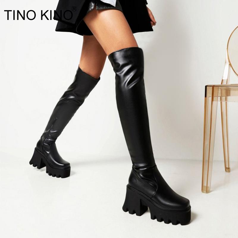 Boots Over The Knee Women Sexy Long Thick Sole Winter Square Toe Super High Heels Fashion Platform Zip Female Trendy 2022, White
Boots Over The Knee Women Sexy Long Thick Sole Winter Square Toe Super High Heels Fashion Platform Zip Female Trendy 2022, White