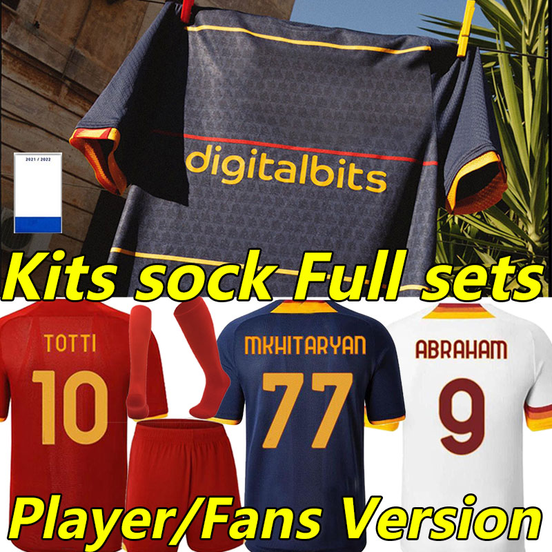 21/22 ABRAHAM Soccer Jerseys fans player version Fourth ZANIOLO ROMA PEDRO PASTORE rome TOTTI KLUIVERT KOLAROV football shirt 2021 2022 Kits sock Full sets uniforms, 21-22 away kit
21/22 ABRAHAM Soccer Jerseys fans player version Fourth ZANIOLO ROMA PEDRO PASTORE rome TOTTI KLUIVERT KOLAROV football shirt 2021 2022 Kits sock Full sets uniforms, 21-22 away kit