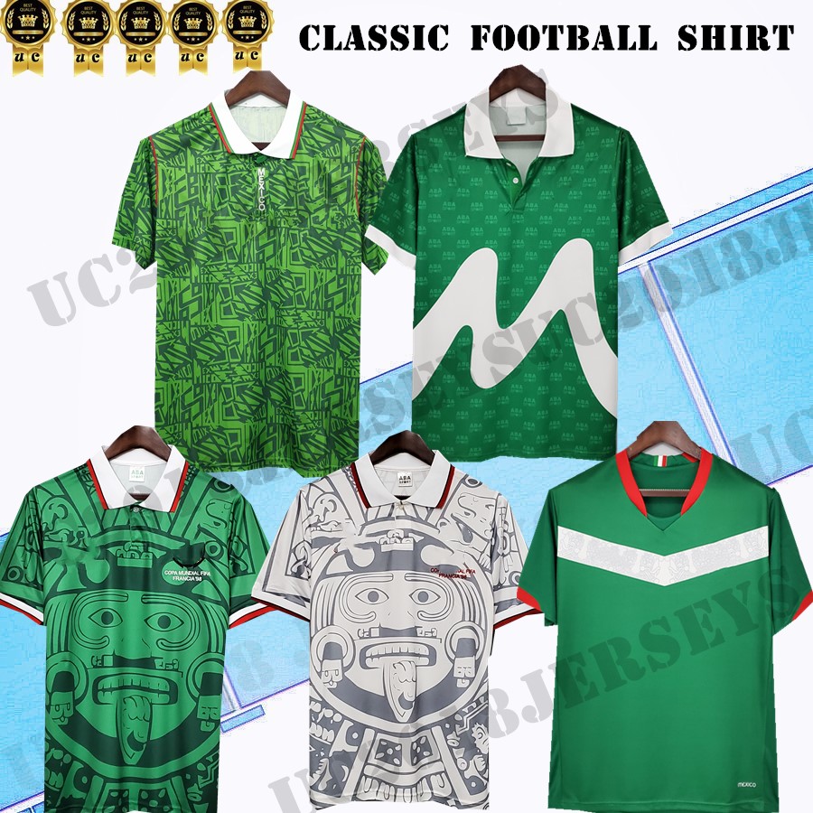 1986 1994 1995 Mexi CO Retro soccer jerseys BLANCO HERNANDEZ CAMPOS RAMIREZ Red Special shirt LOZANO green shirt 98 06 Classic football shirt, 1986 home
1986 1994 1995 Mexi CO Retro soccer jerseys BLANCO HERNANDEZ CAMPOS RAMIREZ Red Special shirt LOZANO green shirt 98 06 Classic football shirt, 1986 home