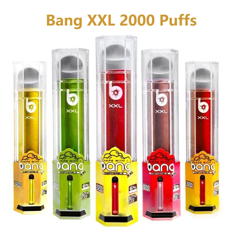 2021 bang xxl 2000 puff disposable e cigarette 6ml pod vape cigarettes device shisha pen vapes XXtra pens vaporizer 800mAh battery
2021 bang xxl 2000 puff disposable e cigarette 6ml pod vape cigarettes device shisha pen vapes XXtra pens vaporizer 800mAh battery