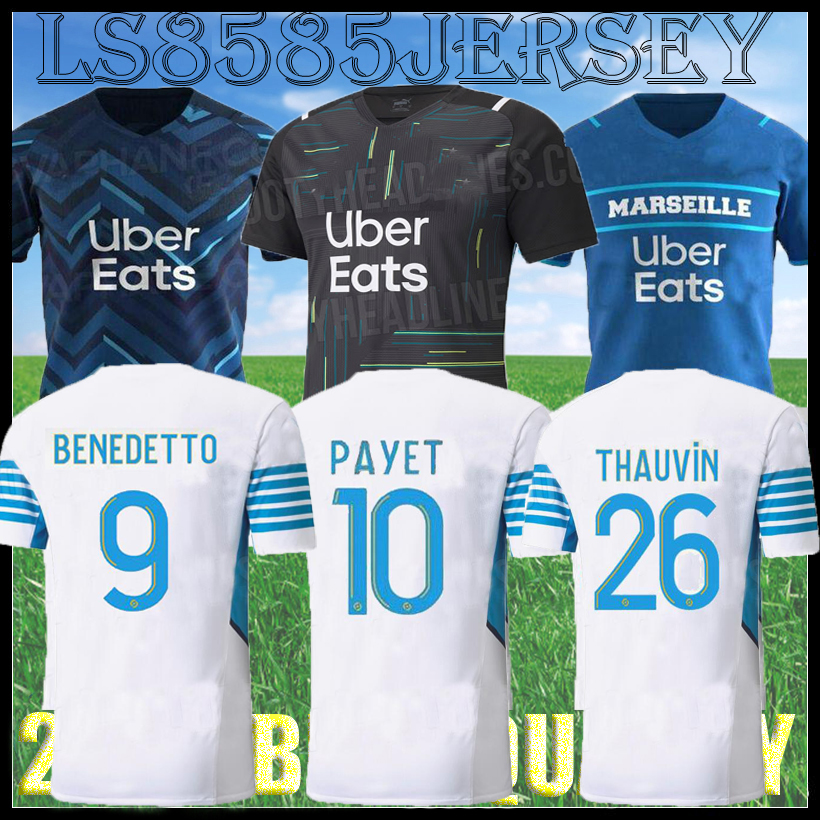 Marseille soccer jersey Olympique De 21 22 OM 2021 2022 maillot foot CUISANCE THAUVIN BENEDETTO KAMARA PAYET football shirts men + kids kit, Black
Marseille soccer jersey Olympique De 21 22 OM 2021 2022 maillot foot CUISANCE THAUVIN BENEDETTO KAMARA PAYET football shirts men + kids kit, Black