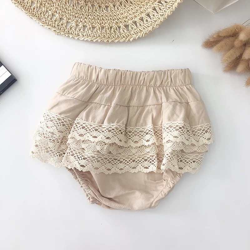 Summer girl lace sleeveless shorts two-piece suit girls clothing set kids boutique 210515