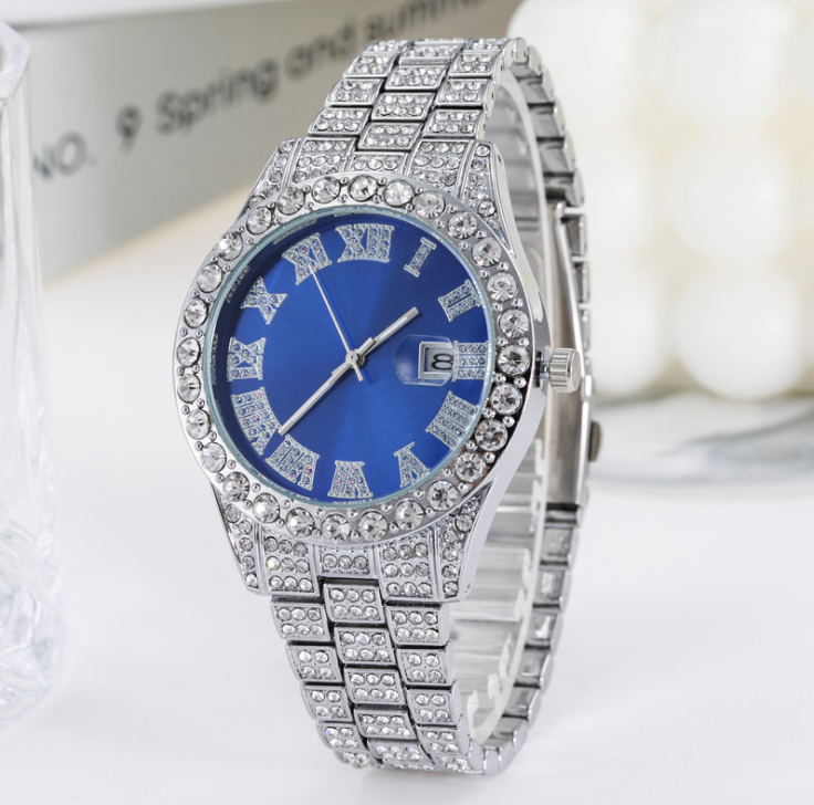 Casual Business 37mm Large Dial Women Watch Extra Shiny Ladies Watches Stars Diamond Date Quartz Battery Roman Number Wristwatches, No send watch for shipping
Casual Business 37mm Large Dial Women Watch Extra Shiny Ladies Watches Stars Diamond Date Quartz Battery Roman Number Wristwatches, No send watch for shipping