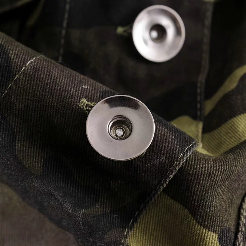 Women Fashion Camo Print Short Denim Jacket Female Autumn Streetwear Long Sleeve Army Green Office Attire Jackets Outwear 210421