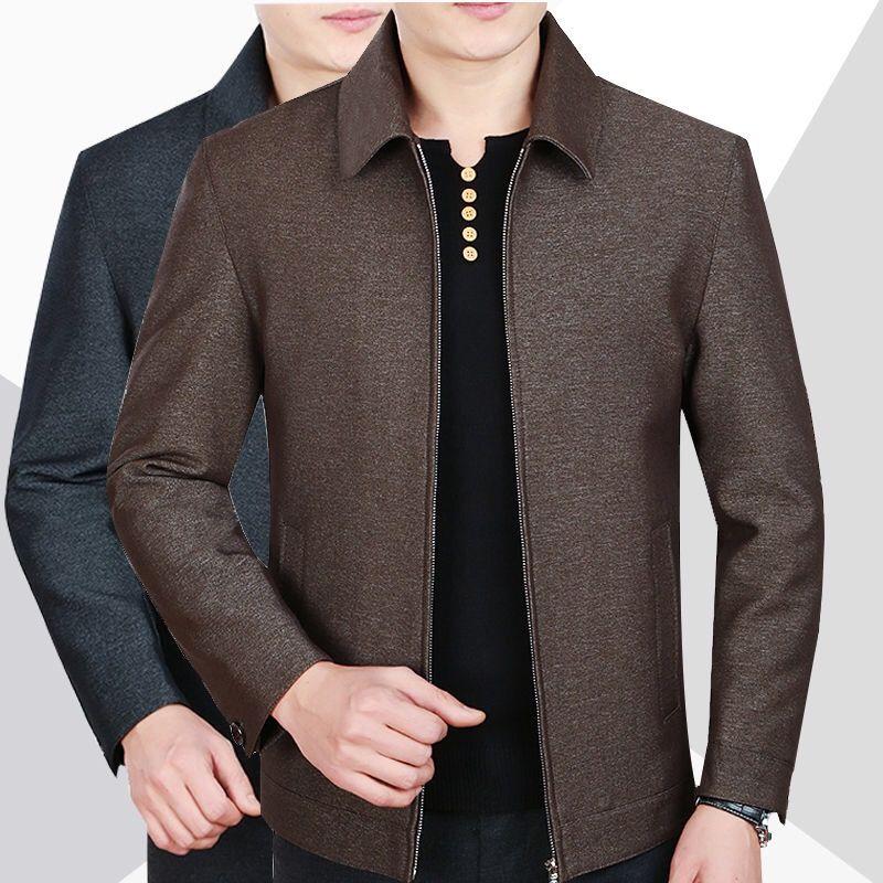 Men's Jackets Brand Casual Fashion Turn Down Collar Autumn Mens Coat 2022 Men Clothing Jacket Solid Classic Windbreaker Y842, Black;brown
Men's Jackets Brand Casual Fashion Turn Down Collar Autumn Mens Coat 2022 Men Clothing Jacket Solid Classic Windbreaker Y842, Black;brown