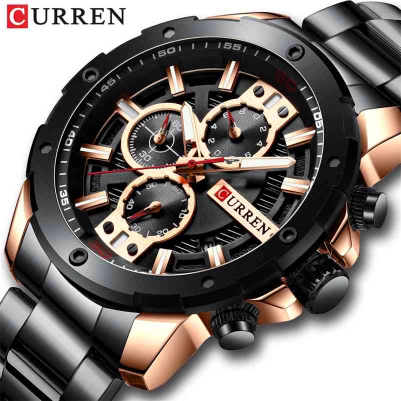 Relogio Masculino CURREN Watches Men Luxury Brand Chronograph Sports Waterproof Full Steel Quartz 's Watch 210608, 8336-gold
Relogio Masculino CURREN Watches Men Luxury Brand Chronograph Sports Waterproof Full Steel Quartz 's Watch 210608, 8336-gold