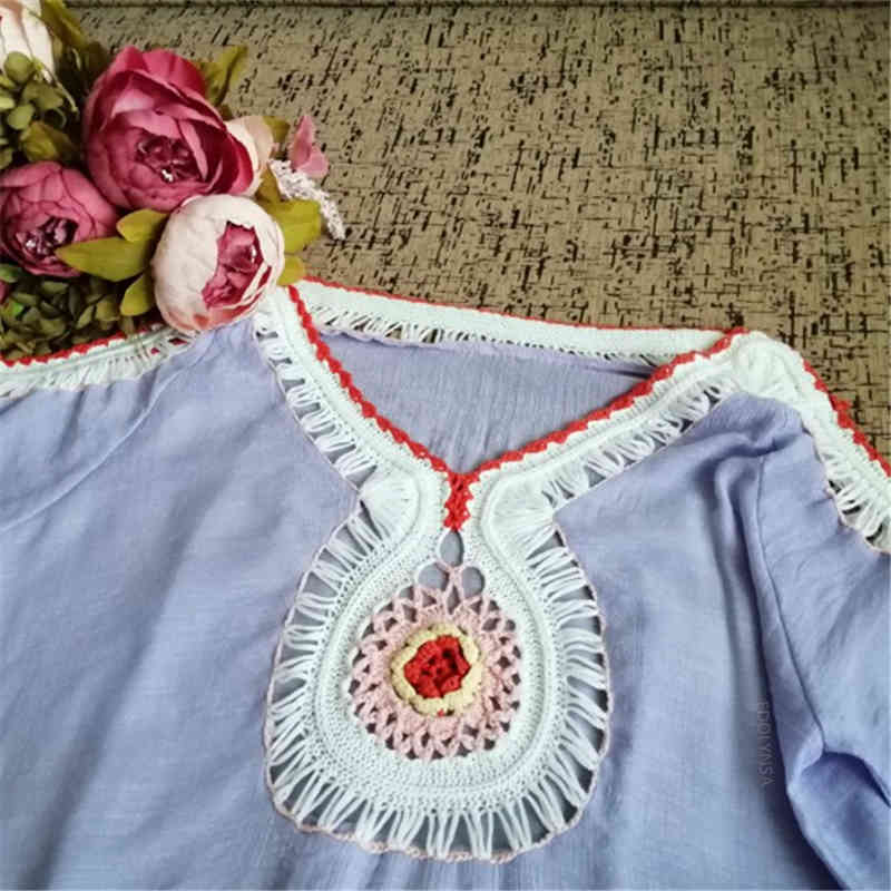 Cover-ups Sexy Deep V-Neck Cold Shoulder Summer Women Beach Wear Front Short Back Long Bath Dress Swim Suit Cover Up #Q724 210420