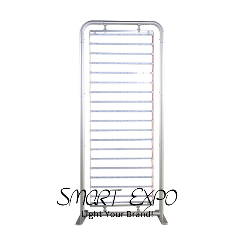 Vibrant LED Backlit floor Banner Advertising Display 850*2280mm