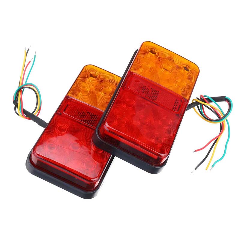 12v-80v LED Tail Light Turn Signal Indicator Stop Lamp Rear Brake Lights For Car Truck Trailer Caravan Taillight 12V 24V