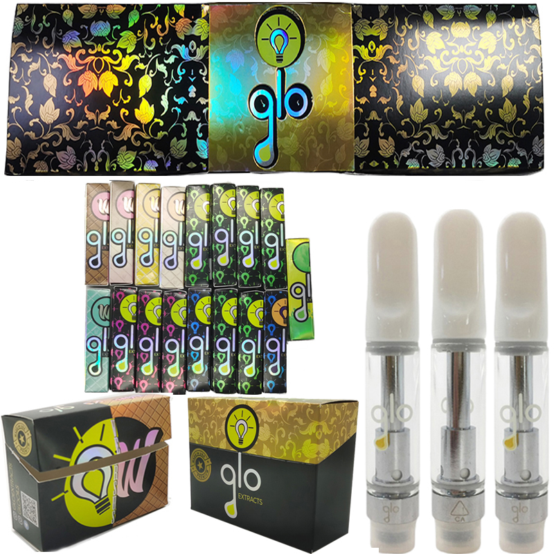 GLO Extracts Vape Cartridges 0.8ml 1ml Empty Vapes Pen Packaging Atomizers 510 Thread Thick Oil Carts Glass Tanks Ecigs Vaporizer Pens
GLO Extracts Vape Cartridges 0.8ml 1ml Empty Vapes Pen Packaging Atomizers 510 Thread Thick Oil Carts Glass Tanks Ecigs Vaporizer Pens