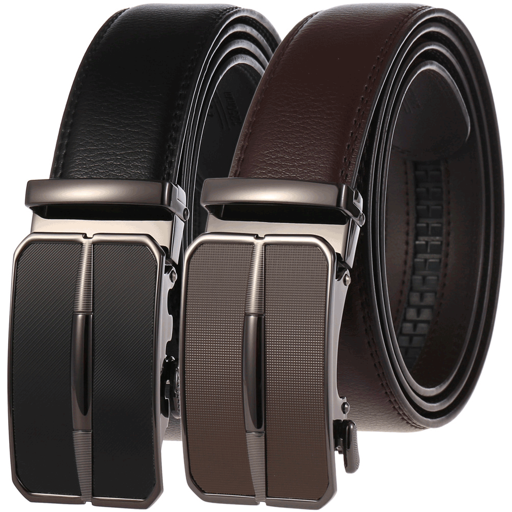 Men's Belt,Automatic Buckle Slide Ratchet Luxury Business Belts For Men Genuine Leather,Trim To Fit, Black;brown
Men's Belt,Automatic Buckle Slide Ratchet Luxury Business Belts For Men Genuine Leather,Trim To Fit, Black;brown
