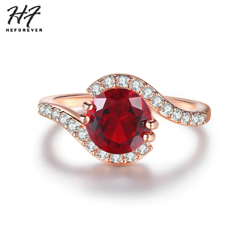 With Side Stones Luxury Red & Clear Crystal Wedding Rings For Women Rose Gold Color +Cubic Zirconia Fashion Jewelry Xmas Gift R389, Silver
With Side Stones Luxury Red & Clear Crystal Wedding Rings For Women Rose Gold Color +Cubic Zirconia Fashion Jewelry Xmas Gift R389, Silver