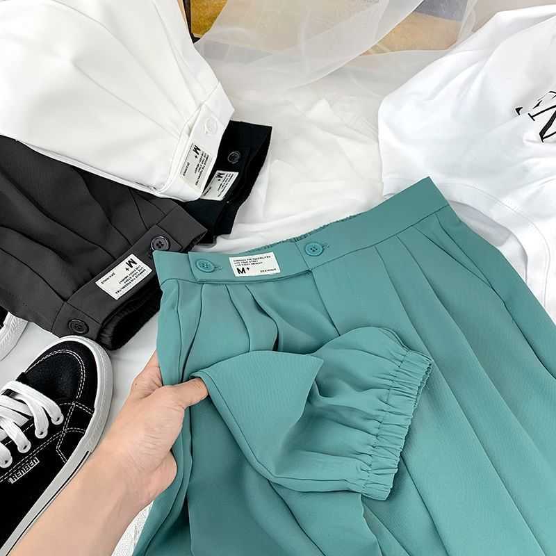 Solid Women Harem Pants Great Quality Plus Size Sreetwear Korean Treandy Loose Casual High Fashion 211115