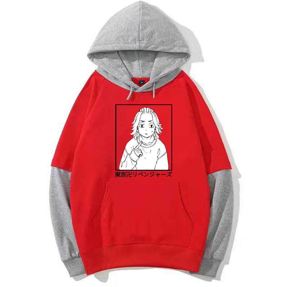 Anime Tokyo Revengers Manjiro Sano Hoodies Harajuku Casual Streetwear Graphic Sweatshirts Roupas Masculinas Y0804