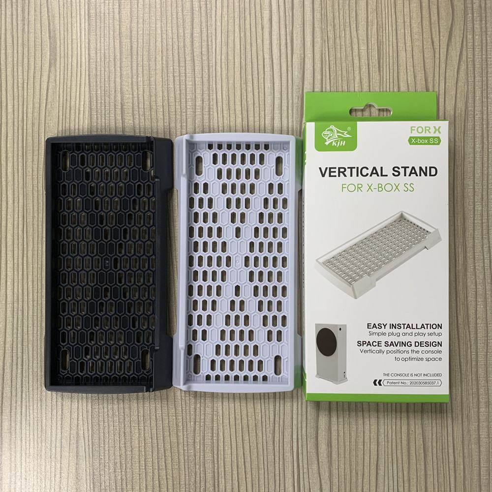 For Xbox Series S SS Game Console Non-slip Vertical Stand Cooling Mount ABS Secure Bracket Space Saving Holder Dock Base Cradle