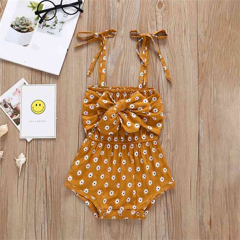 Infant born Baby Boys Girls Romper Summer Strap Print Floral Bow Brown Cute Rompers Clothes Outfits 0-2T 210629
Infant born Baby Boys Girls Romper Summer Strap Print Floral Bow Brown Cute Rompers Clothes Outfits 0-2T 210629