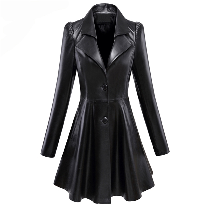 Nerazzurri Fit and flare faux leather coat notched lapel long sleeve puff sleeve Skirted Black Elegant leather blazer slim fit 211204
Nerazzurri Fit and flare faux leather coat notched lapel long sleeve puff sleeve Skirted Black Elegant leather blazer slim fit 211204
