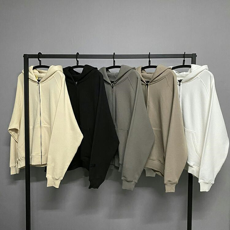 Autumn Winter Hooded Sweatshirt Europe Oversize Coffee Matcha Green Reflective Hoodie Skateboard Hoody Fleece