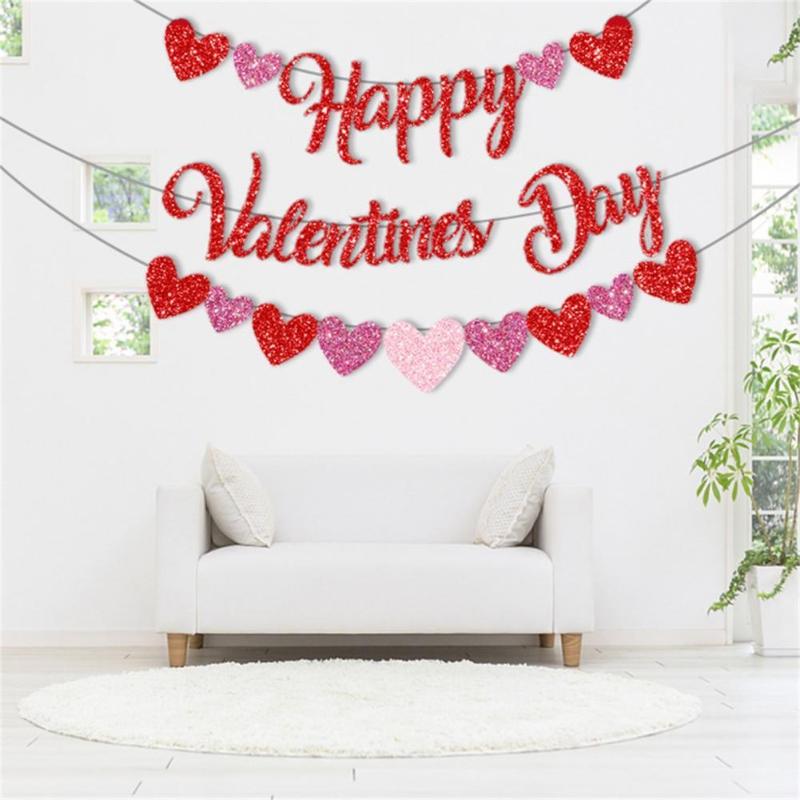 Party Decoration 1 String Holiday Banner Convenient Adorable Heart Shape Exquisite Decorative Hanging
Party Decoration 1 String Holiday Banner Convenient Adorable Heart Shape Exquisite Decorative Hanging