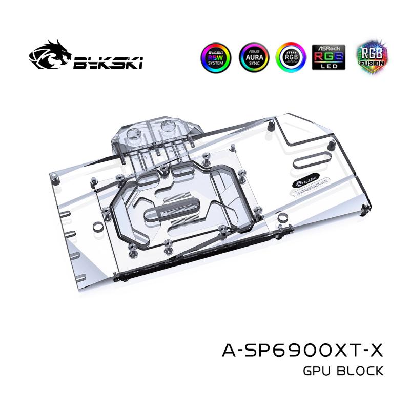 Fans & Coolings Bykski GPU Water Block For Sapphire RX 6800/6900 XT ,With Back Plate, Full Cover Watercooler,A-SP6900XT-X
Fans & Coolings Bykski GPU Water Block For Sapphire RX 6800/6900 XT ,With Back Plate, Full Cover Watercooler,A-SP6900XT-X
