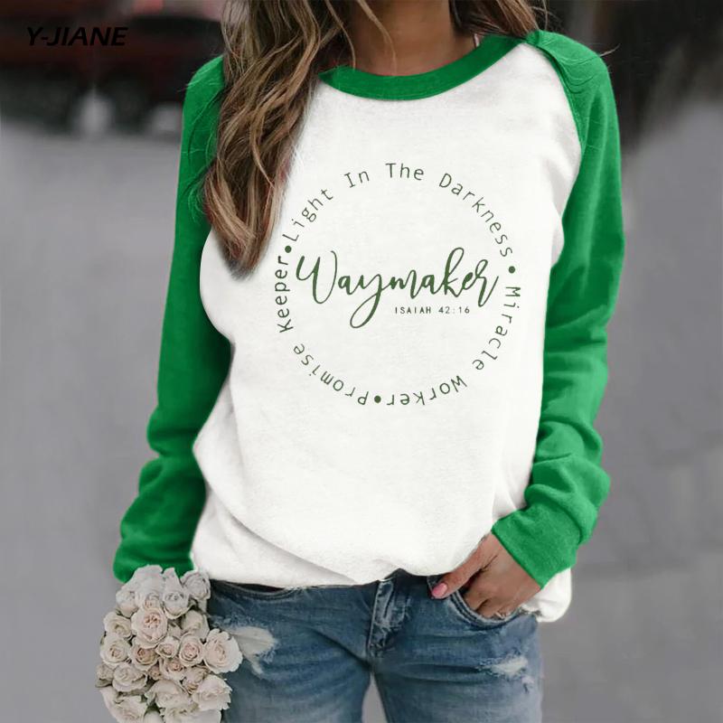 Christmas Women 2021 Autumn Fashion Green O-neck Long Sleeve Hoodie Casual Patchwork Pullover Top Ladies Daily Sweatshirt #G3 Women' Hoodie
Christmas Women 2021 Autumn Fashion Green O-neck Long Sleeve Hoodie Casual Patchwork Pullover Top Ladies Daily Sweatshirt #G3 Women' Hoodie