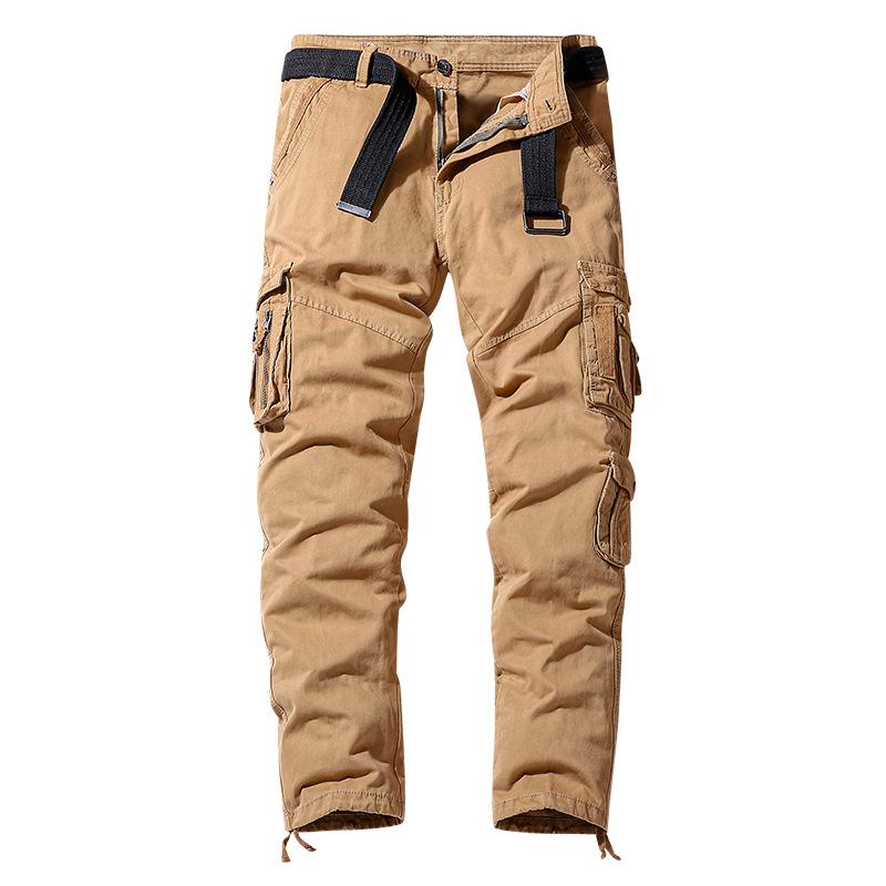 Men's Pants Pure Cotton Loose Straight Leg Multi-pocket Casual Autumn And Winter Outdoor Overalls Jogging Men Streetwear, Black
Men's Pants Pure Cotton Loose Straight Leg Multi-pocket Casual Autumn And Winter Outdoor Overalls Jogging Men Streetwear, Black