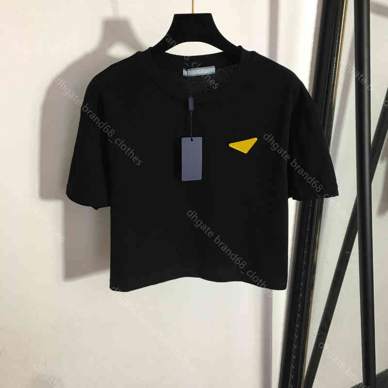 Designer sexy crop top t shirts women cotton t-shirts P...da leather brand logo fashion cropped t-shirts 5A quality female Apparel wholesale
Designer sexy crop top t shirts women cotton t-shirts P...da leather brand logo fashion cropped t-shirts 5A quality female Apparel wholesale